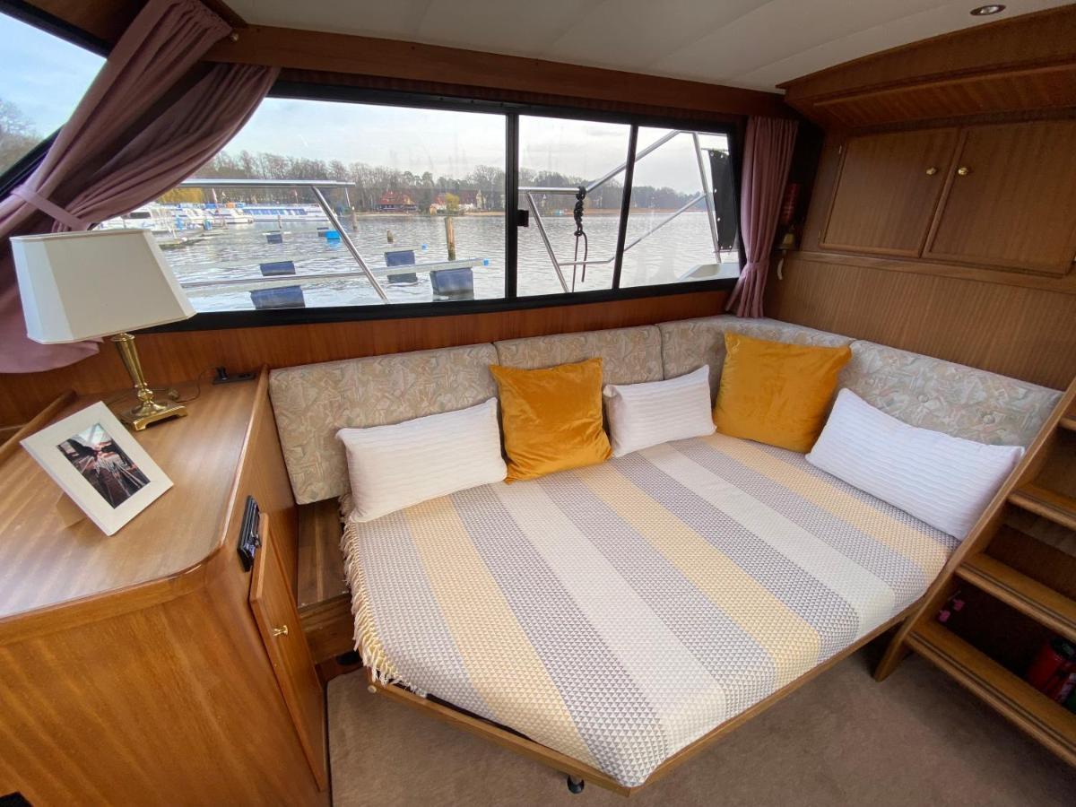 Luxusurlaub Auf Der Amavida Yacht / Scharmuetzelsee Bad Saarow Dış mekan fotoğraf