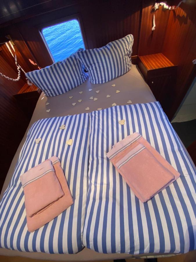 Luxusurlaub Auf Der Amavida Yacht / Scharmuetzelsee Bad Saarow Dış mekan fotoğraf
