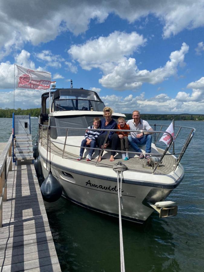 Luxusurlaub Auf Der Amavida Yacht / Scharmuetzelsee Bad Saarow Dış mekan fotoğraf