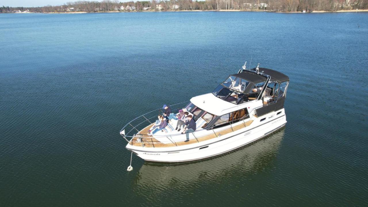 Luxusurlaub Auf Der Amavida Yacht / Scharmuetzelsee Bad Saarow Dış mekan fotoğraf